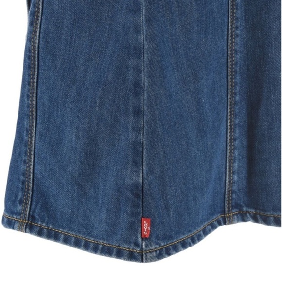 Levi's® Button Front Denim Short Sleeve Short Dress new - Picture 3 of 7